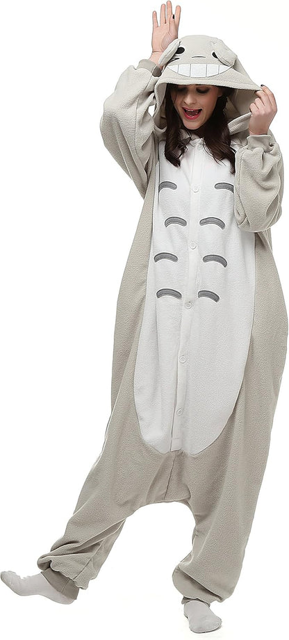 Adult Onesie Animal Pajamas Halloween Cosplay Costumes Party Wear Blue